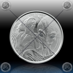 1oz GHANA 20 Cedis 2023 "ALIEN" BU 1oz GHANA 20 Cedis 2023 "ALIEN" BU