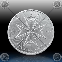 1oz MALTA 5 EVRO 2024 (Maltese Cross) BU