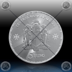 1oz MALTA 5 EVRO 2024 (Maltese Cross) BU