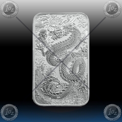 1oz "The Perth Mint" 1 Dollar 2024 (ORIENTAL DRAGON - Rectangular) UNC