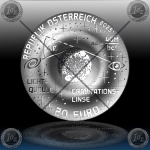 20 EVRO AVSTRIJA 2025 "EINSTEIN RING" PROOF