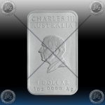 1oz AUSTRALIA 1 Dollar 2025 (ORIENTAL DRAGON - Rectangular) UNC