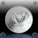1oz CONGO 20 FRANCS 2024 (PREHISTORIC LIFE / UTAHRAPTOR) BU
