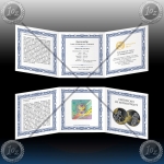 2 x 1oz GERMANIA 5 Mark 2025 (Loki & Heimdall Geminus) BU / Black Silver + Gold