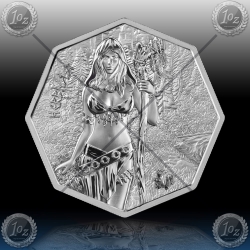 1oz GERMANIA 5 Mark 2025 (WITCHCRAFT) BU