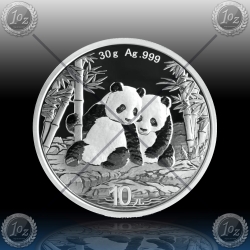 1oz (30g) KITAJSKA "Panda" 10 Yuan 2026 *BU