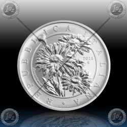 1oz ITALIJA 0,25 Euro 2025 (Flora and Fauna Series - The Daisy) BU