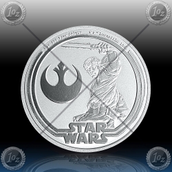 1oz NIUE $2 Dollars 2025 STAR WARS™ (LUKE SKYWALKER) UNC