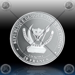 1oz CONGO 20 FRANCS 2025 (PREHISTORIC LIFE / CARNOTAURUS) BU