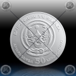 1oz RUANDA 2025 (LUNAR - Year of the Snake) BU