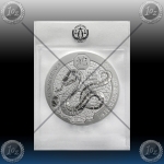 1oz RUANDA 2025 (LUNAR - Year of the Snake) BU