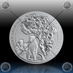 1oz RUANDA 50 Francs 2024 (LEOPARD) BU