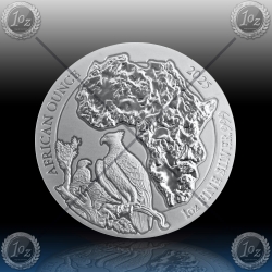 1oz RUANDA 50 Francs 2025 (Martial Eagle) BU