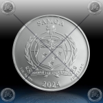 1oz SAMOA 2 Dollars 2024 (POPEYE & BRUTUS) BU