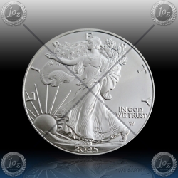 1oz ZDA $1 Dollar 2025 "AMERICAN Silver Eagle" UNC
