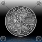 Niue / SLOVENIJA 1 Dollars 2025 (Amber Route) Antique Finish