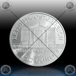 1oz AVSTRIJA 1,50€  "Philharmoniker" 2026