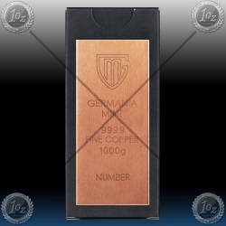 1000g (1kg) Cooper RAW BAR - GERMANIA MINT