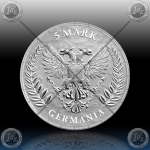 1oz GERMANIA 5 Mark 2026 *BU