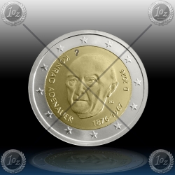 2 EVRO NEMČIJA 2026 "Konrad Adenauer" UNC