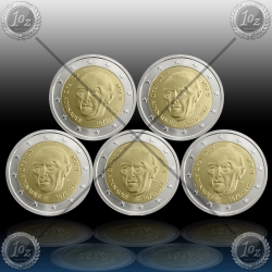 5 x 2 EVRO NEMČIJA (A,D,F,G,J) 2026 "Konrad Adenauer" UNC
