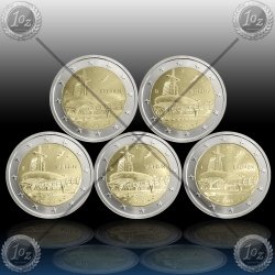 5 x 2 EVRO NEMČIJA (A,D,F,G,J) 2026 "BREMEN" UNC