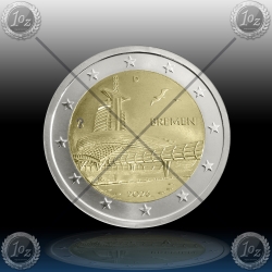 2 EVRO NEMČIJA 2026 "BREMEN" UNC