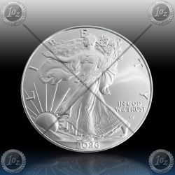 1oz ZDA $1 Dollar 2026 "AMERICAN Silver Eagle" UNC