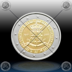 2 EVRO BELGIJA 2017 ( 200. obl. Univerze Liège) UNC
