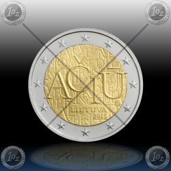 2 EVRO LITVA 2015 "LITOVSKI JEZIK" UNC