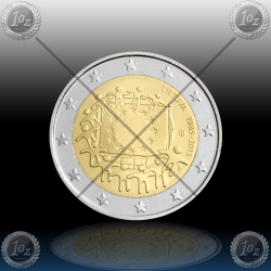 2 EVRO LITVA  2015 "30. obletnica EU zastave" UNC