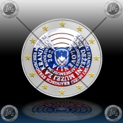 2 EVRO SLOVENIJA 2021 "Deželni muzej za Kranjsko" BARVNI