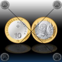 ŠVICA 10 Frankov 2014 "Gansabhauet Sursee"