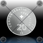 ŠVICA 20 Frankov 2020 "Roger Federer" BU