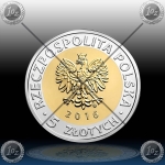 POLJSKA 5 ZŁOTE 2016 "Lodz" UNC