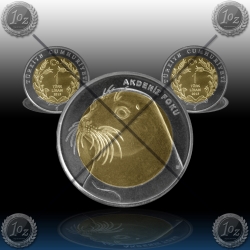 TURČIJA 1 Lira 2013 "SREDOZEMSKI TJULENJ"