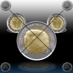 TURČIJA 1 Lira 2014 "OREL"
