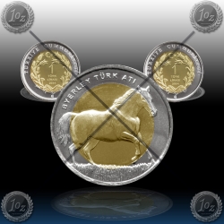 TURČIJA 1 Lira 2014 "KONJ"