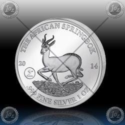 1oz GABON 1000 Francs CFA "Springbock" 2014 1oz GABON 1000 Francs CFA "Springbock" 2014