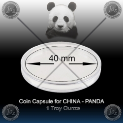 Originalne KAPSULE za kitajske PANDA kovance 40mm