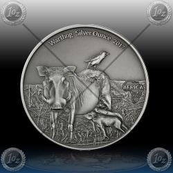 1oz CAMEROUN 1000 Francs 2017 "Warthog" UNC