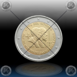 2 EVRO VATIKAN 2017 (Saint Peter and Saint Paul) BU
