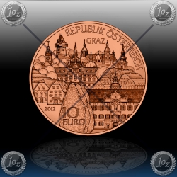 10 EVRO AVSTRIJA 2012 "GRAZ - ŠTAJERSKA"