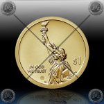 ZDA 2 x 1 Dollar 2019 (American Innovation - Pennsylvania / Microscope) P+D