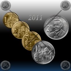 SRBIJA SET kovancev 2011