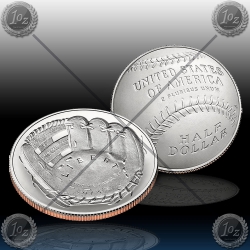 ZDA 50 Cent (Baseball Hall of Fame) 2014 - Baseball + Glove