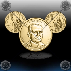 ZDA $1 (31th President) 2014 P + D "Herbert Hoover"