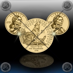 ZDA 1 Dollar (Sacagawea) 2013 P+D