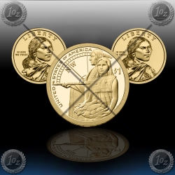ZDA 1 Dollar 2014 (Sacagawea) P+D
