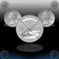 ZDA 25 Cents (24th Quarters) 2014 "Great Sand Dunes " P+D